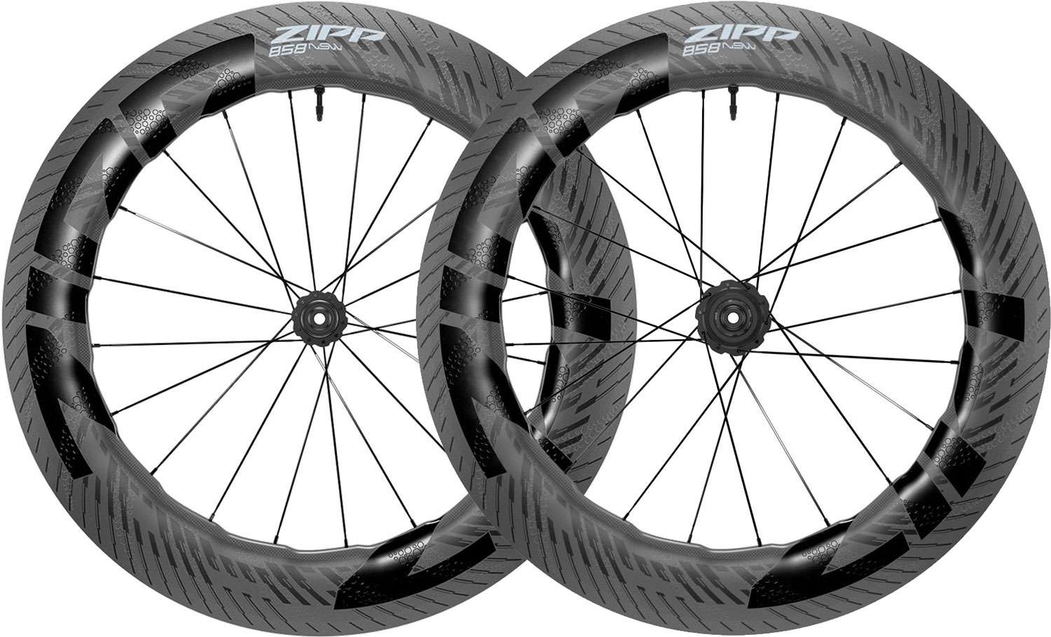 Zipp 858 NSW Carbon Tubeless Disc Laufradsatz